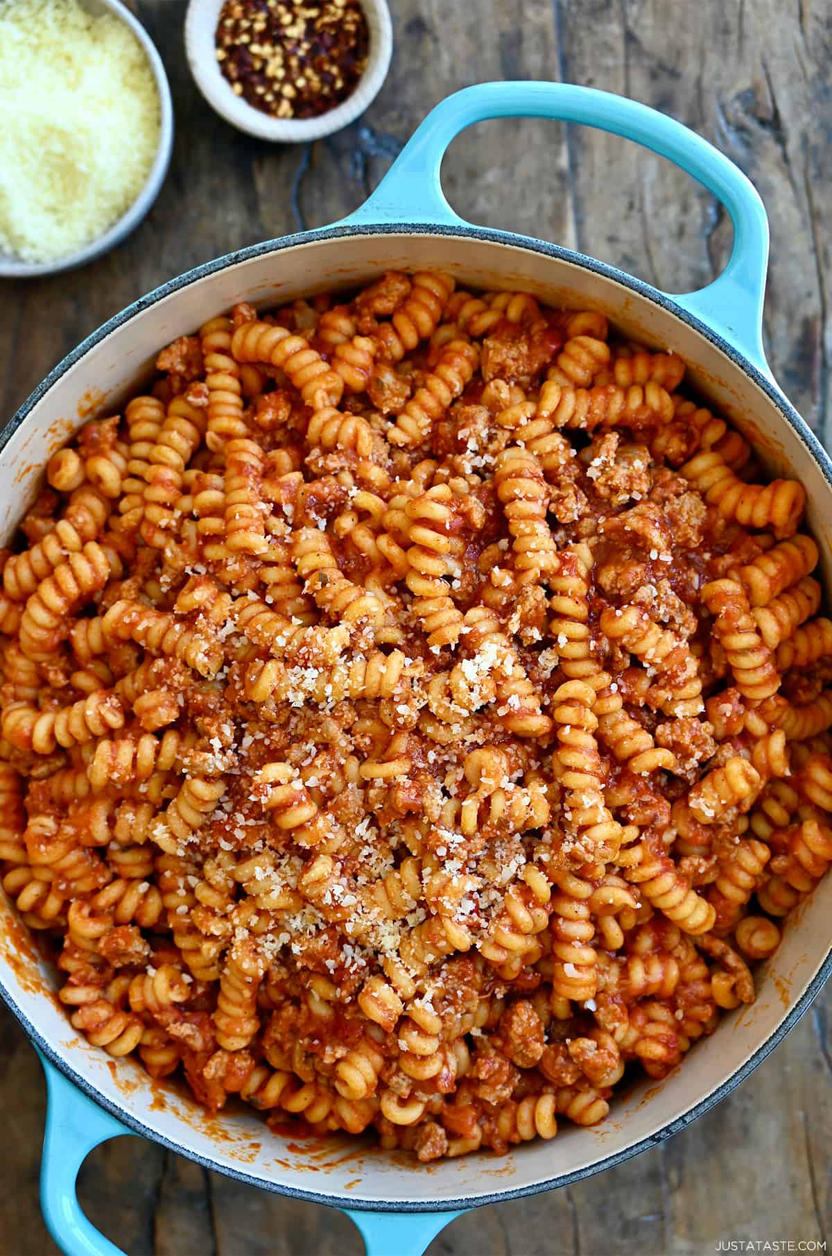Image of tasty looking sausage pasta